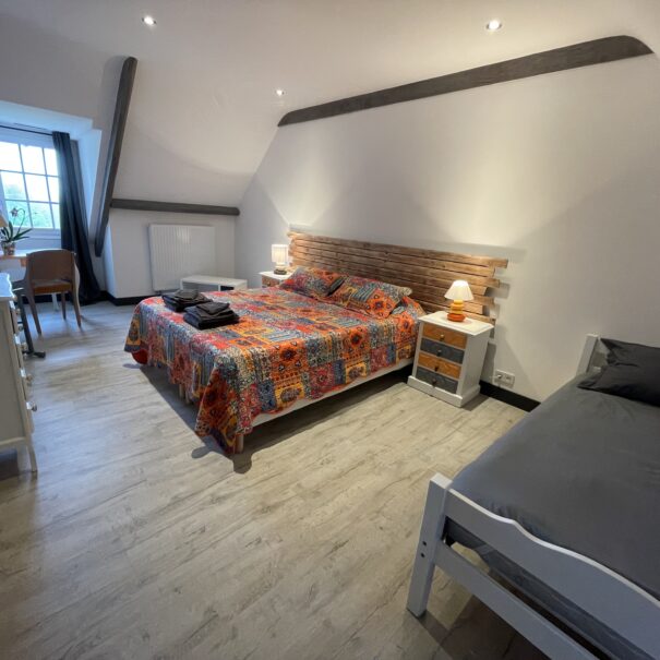 chambre 3 personnes dans une chambre d'hôte prés d'Amboise