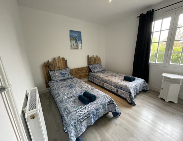 chambre 2 petits lits pour des vacances en Région Centre